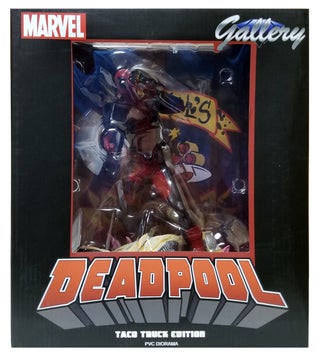 Marvel Gallery Deadpool Taco Truck Edition PVC Diorama Figure.