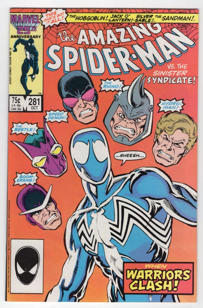 Item #31944 The Amazing Spider-Man #281. Tom DeFalco, Ron Frenz.