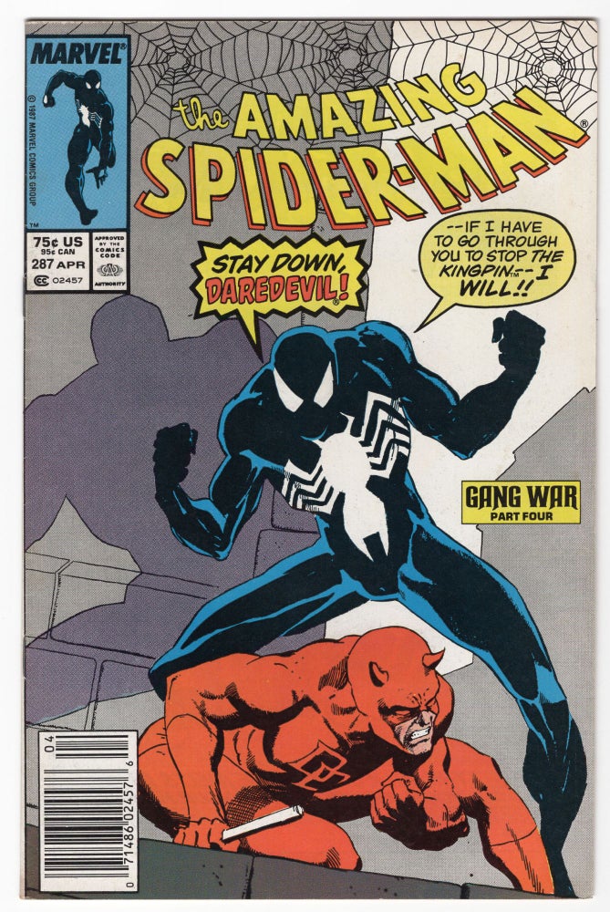 Item #31948 The Amazing Spider-Man #287. Jim Owsley, Erik Larsen.