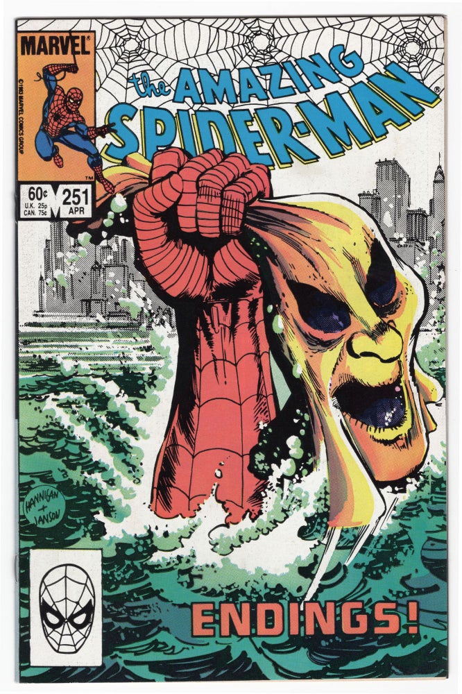 Item #31952 The Amazing Spider-Man #251. Tom DeFalco, Ron Frenz.