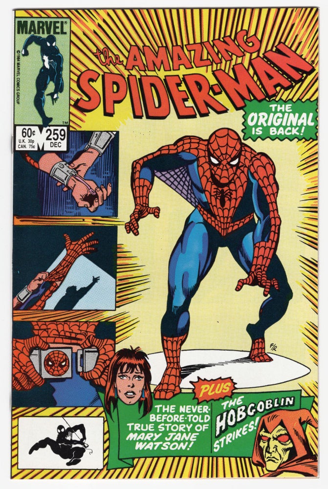 Item #31954 The Amazing Spider-Man #259. Tom DeFalco, Ron Frenz.
