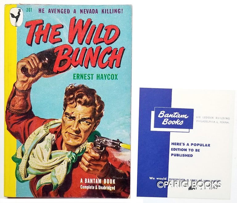 Item #31978 The Wild Bunch. (Bantam Review Copy). Ernest Haycox.