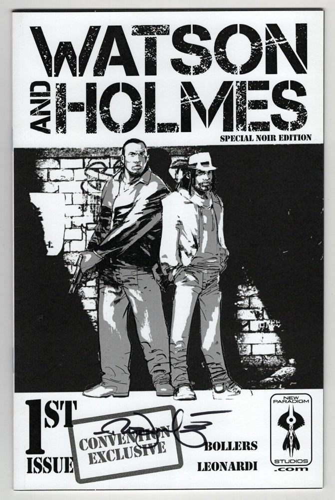 Item #32017 Watson and Holmes Special Noir Edition Three Issue Run. (Signed by Rick Leonardi). Karl Bollers, Rick Leonardi.