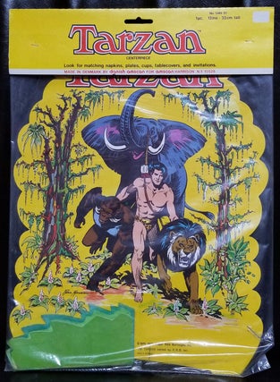 Item #32038 Vintage Tarzan Birthday Party Centerpiece. Russ Manning