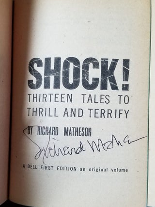 Shock! Thirteen Tales to Thrill and Terrify. (Signed Copy).