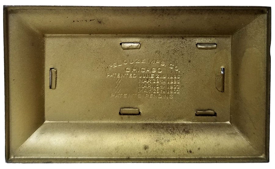 1903 Pelouze Crescent Postal Scale in Box | Pelouze