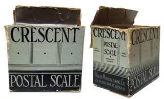 1903 Pelouze Crescent Postal Scale in Box.