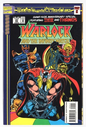 Item #32123 Warlock and the Infinity Watch #25. Jim Starlin, Angel Medina