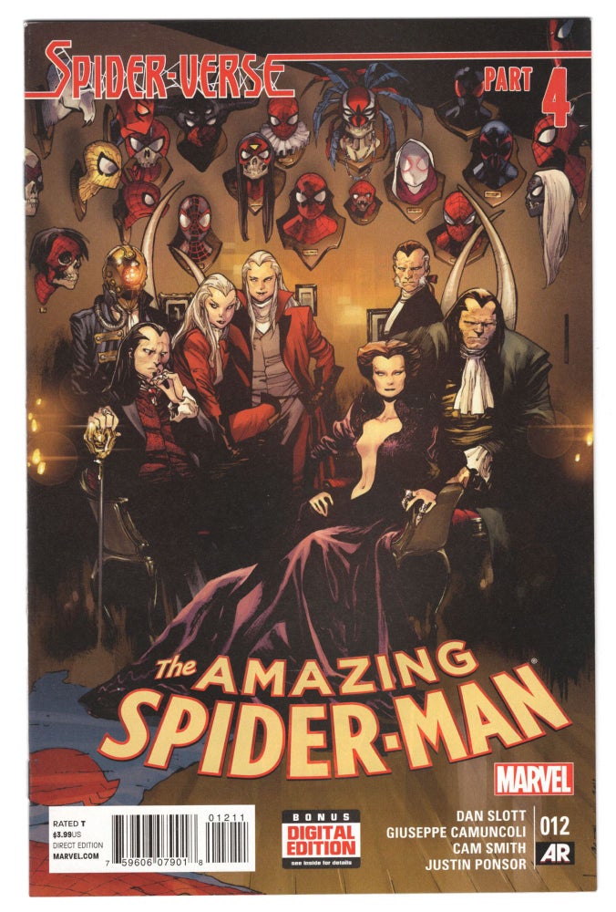 Item #32129 The Amazing Spider-Man #12. Dan Slott, Giuseppe Camuncoli.