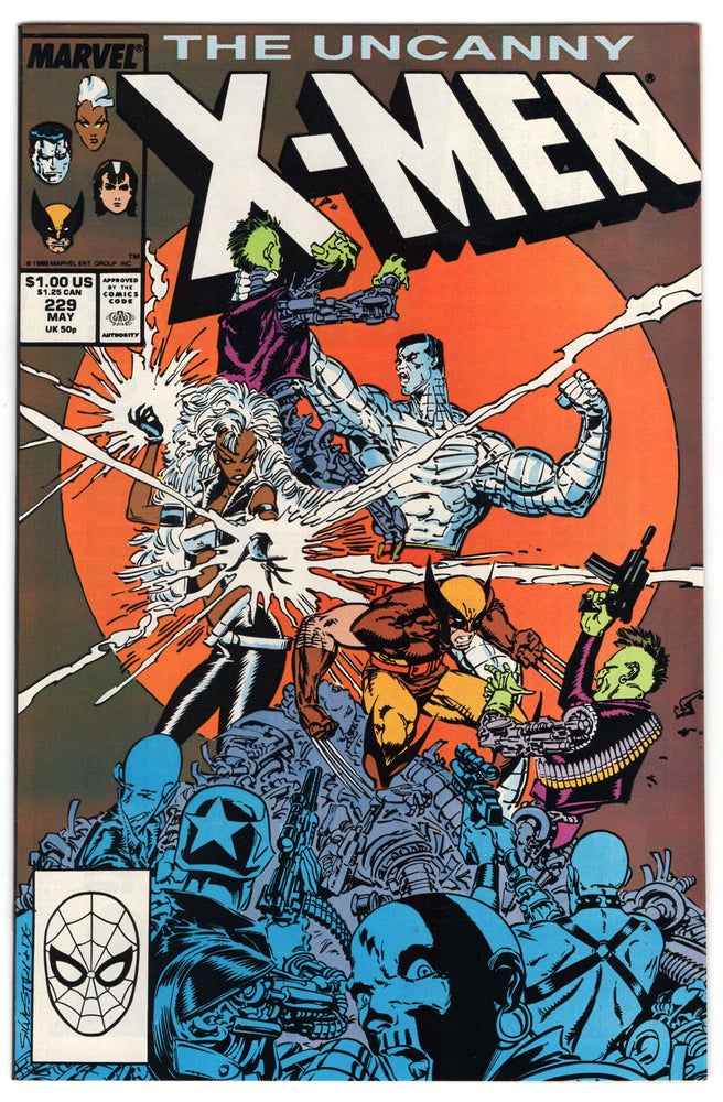 Item #32141 The Uncanny X-Men #229. Chris Claremont, Marc Silvestri.