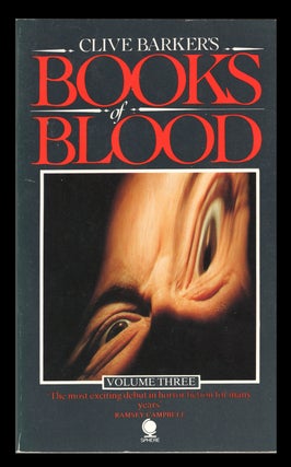 Item #32168 Clive Barker's Books of Blood Volume III. Clive Barker