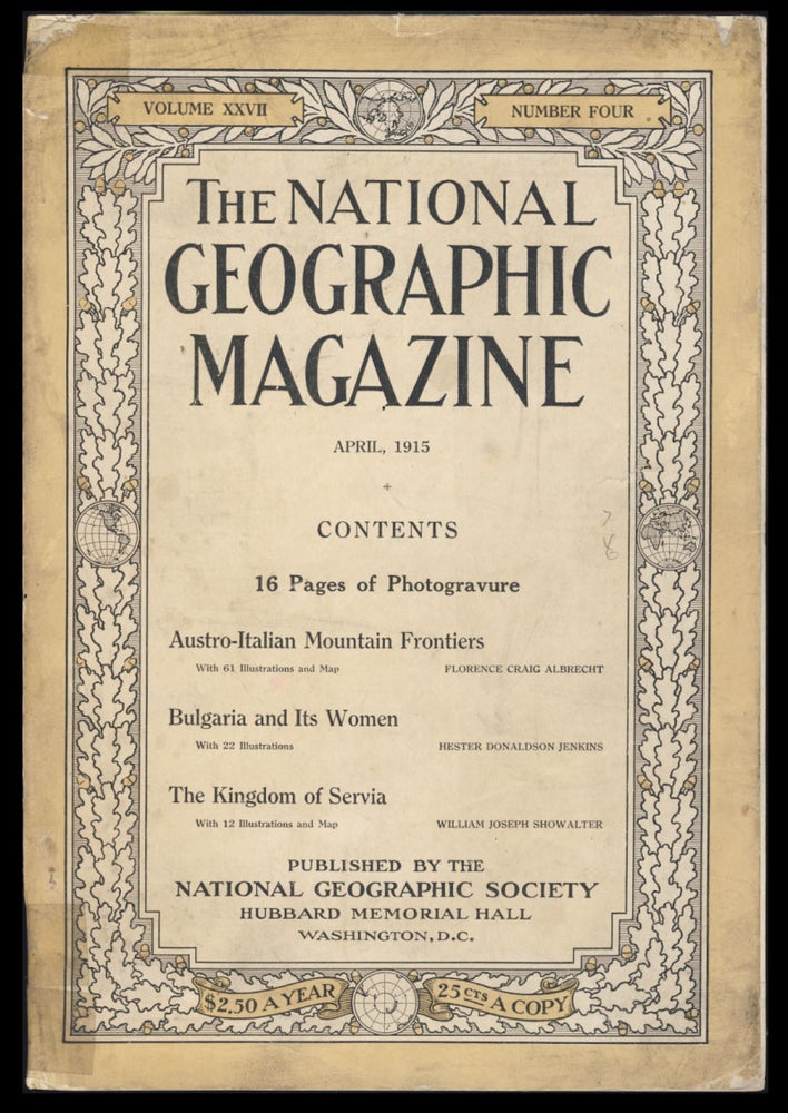 Item #32183 The National Geographic Magazine April, 1915. Gilbert A. Grosvenor, ed.