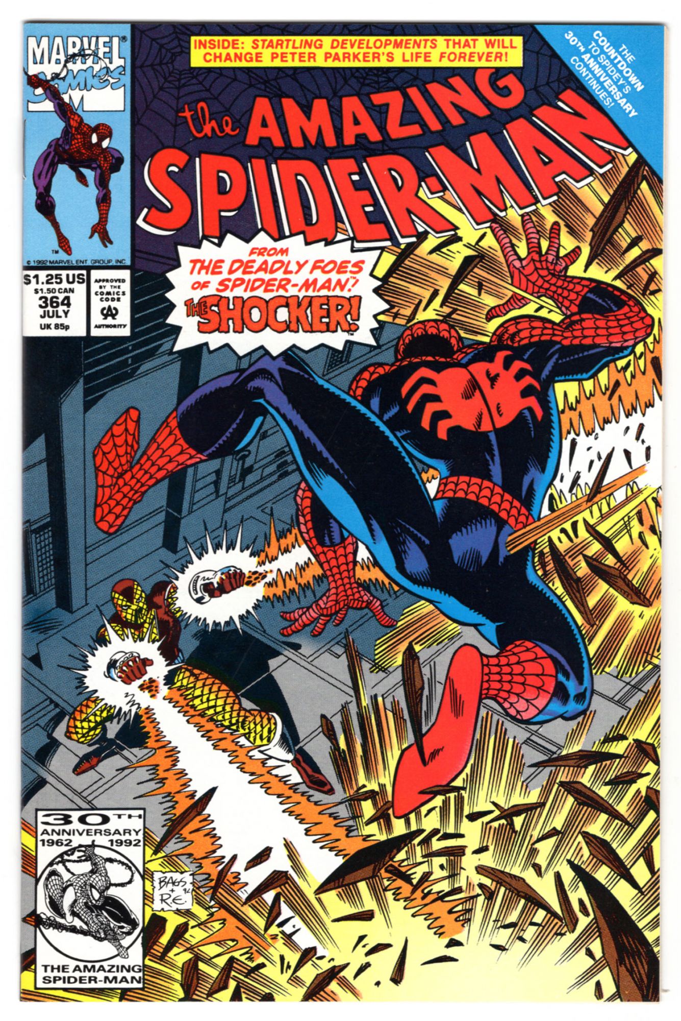 The Amazing Spider-Man #364 | David Michelinie, Mark Bagley