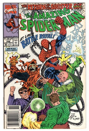 Item #32318 The Amazing Spider-Man #338. David Michelinie, Erik Larsen