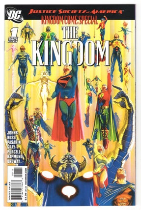 Item #32345 JSA Kingdom Come Special: The Kingdom One-Shot. Geoff Johns, Alex Ross