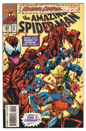 Item #32375 The Amazing Spider-Man #380. David Michelinie, Mark Bagley