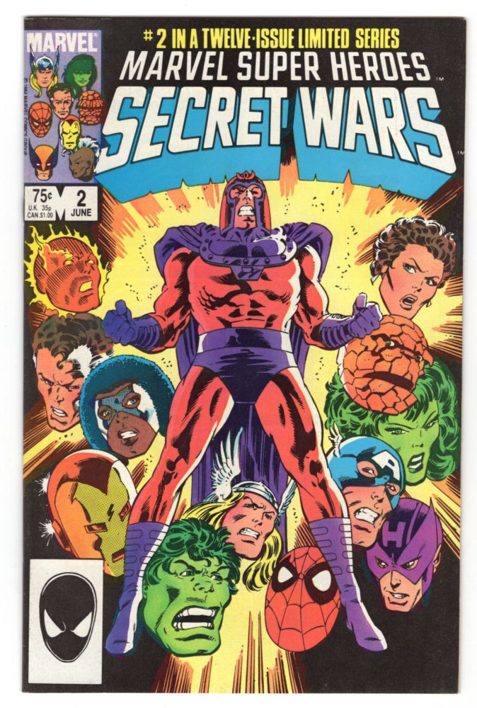 Item #32383 Marvel Super Heroes Secret Wars #2. Jim Shooter, Mike Zeck.