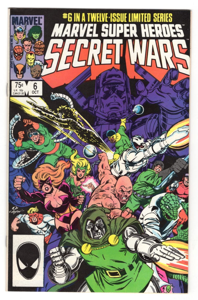 Item #32387 Marvel Super Heroes Secret Wars #6. Jim Shooter, Mike Zeck.