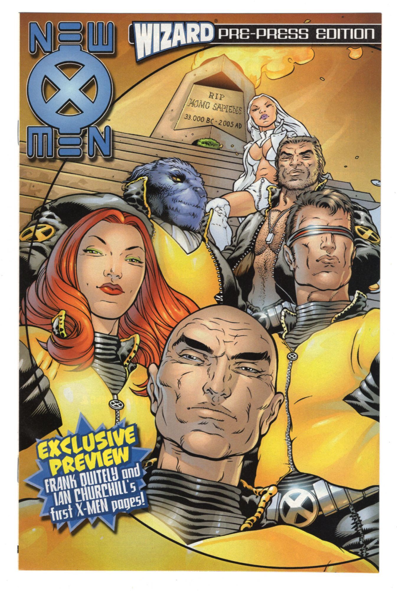 Wizard X-Men Pre-Press Edition | Grant Morrison, Frank Quitely