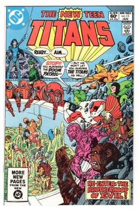 Item #32392 The New Teen Titans #15. Marv Wolfman, George Perez