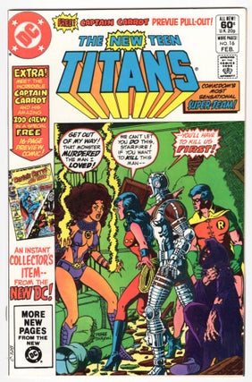 Item #32394 The New Teen Titans #16. Marv Wolfman, George Perez