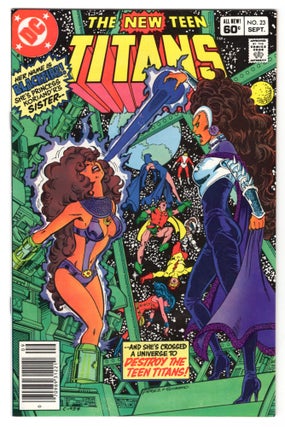 Item #32408 The New Teen Titans #23. Marv Wolfman, George Perez