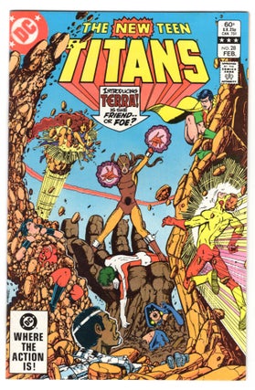 Item #32418 The New Teen Titans #28. Marv Wolfman, George Perez