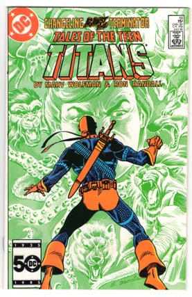 Item #32427 The New Teen Titans #55. Marv Wolfman, Ron Randall