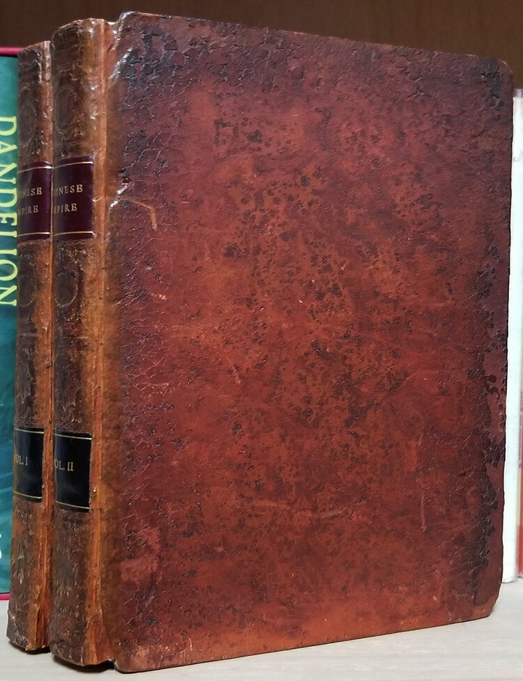 Item #32448 An Historical, Geographical and Philosophical View of the Chinese Empire; Comprehending a Description of the Fifteen Provinces of China, Chinese Tartary; Tributary States; Natural History of China; Government, Religion, Laws, Manners and Customs, Literature, Arts, Science, Manufactures, &c. To Which Is Added, a Copious Account of Lord Macartney's Embassy, Compiled from Original Communications. In Two Volumes. William Winterbotham.
