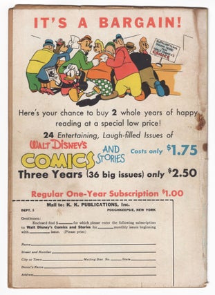 Walt Disney's Comics and Stories #45.