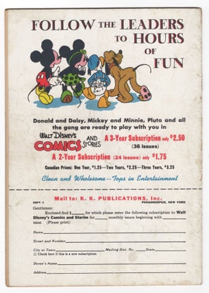 Walt Disney's Comics and Stories #65.
