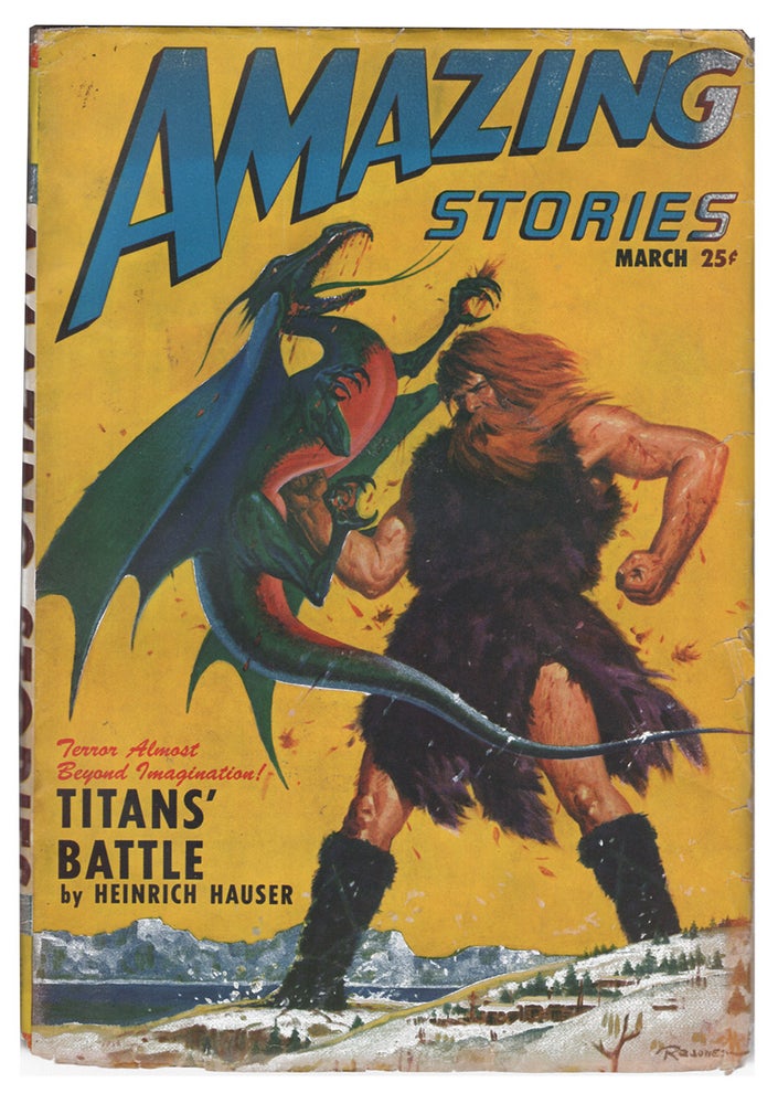 Item #32470 Joe Dannon, Pioneer in Amazing Stories March 1947. Richard S. Shaver.