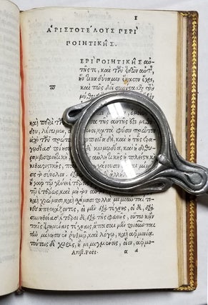 Aristotelis Poetica, per Alexandrum Paccium, Patritium Florentinum, in latinum conversa.