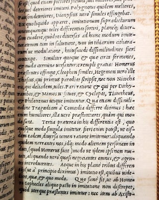 Aristotelis Poetica, per Alexandrum Paccium, Patritium Florentinum, in latinum conversa.