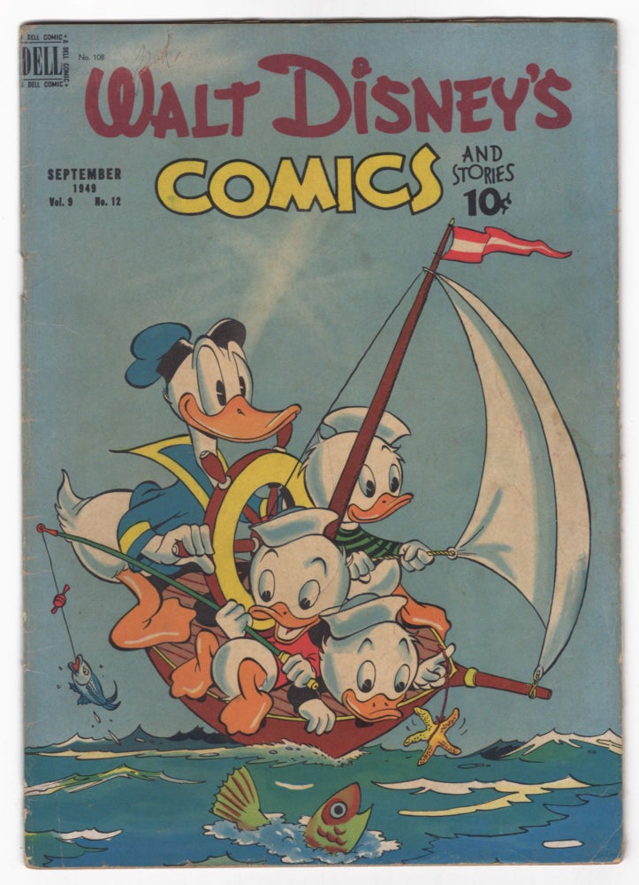 Item #32489 Walt Disney's Comics and Stories #108. Floyd Gottfredson, Al Taliaferro, Carl Barks.