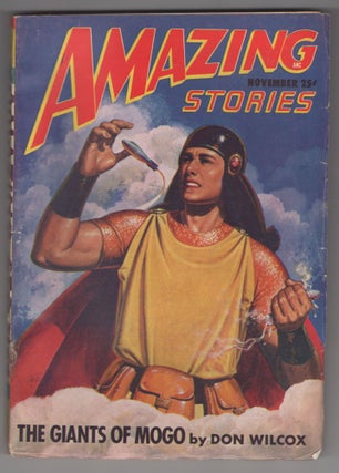 Item #32510 The Giants of Mogo in Amazing Stories November 1947. Don Wilcox