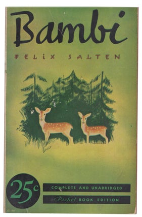Item #32529 Bambi. Felix Salten