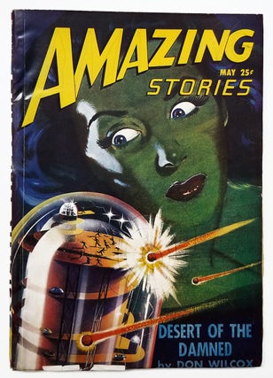 Item #32531 The Crystalline Sarcophagus in Amazing Stories May 1947. Richard S. Shaver