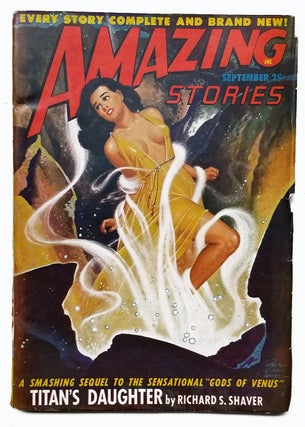 Item #32538 Titan's Daughter in Amazing Stories September 1948. Richard S. Shaver