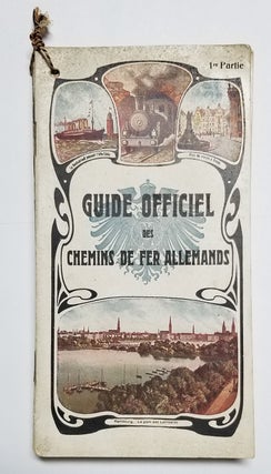 Item #32575 Guide officiel des chemins de fer Allemands. (French Language Guides to German...