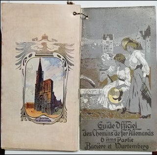 Guide officiel des chemins de fer Allemands. (French Language Guides to German Railways - Complete in Six Volumes).