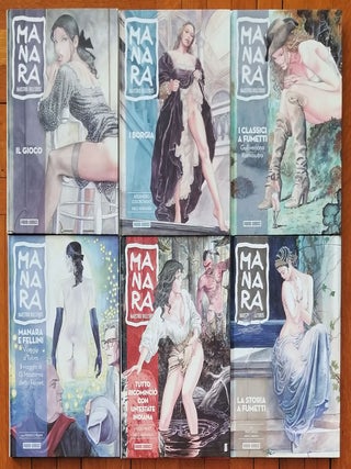 Manara maestro dell'eros Complete Twenty-Four Volume Set.