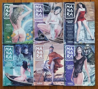Manara maestro dell'eros Complete Twenty-Four Volume Set.
