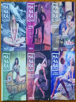 Manara maestro dell'eros Complete Twenty-Four Volume Set.