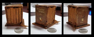 Itinerari romani II. (Complete Set of Italian Miniature Books Bound in Leather Dedicated to Rome).