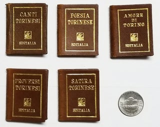 Torino minima. (Complete Set of Italian Miniature Books Bound in Leather Dedicated to Turin).