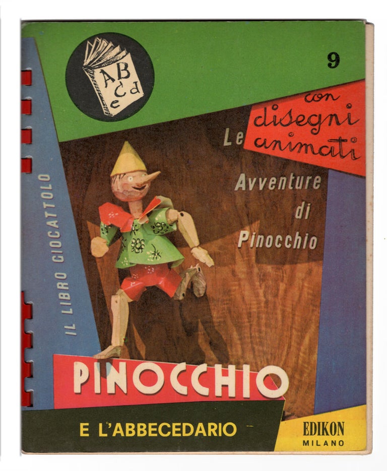 Item #32606 Le avventure di Pinocchio #4: Pinocchio e l'Abbecedario. Con disegni animati. (3D Pinocchio Book). Carlo Collodi.