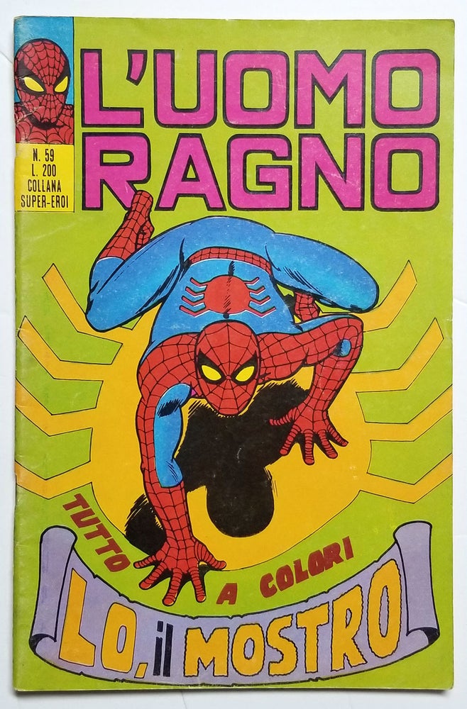 Item #32613 L'uomo ragno #59. (Italian Edition of Spectacular Spider-Man #1). Stan Lee, John Romita.