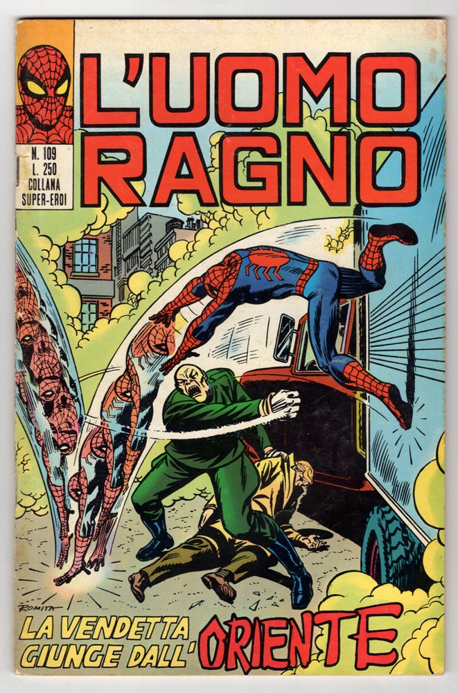Item #32618 L'uomo ragno #109. (Italian Edition of The Amazing Spider-Man #108). Stan Lee, John Romita.