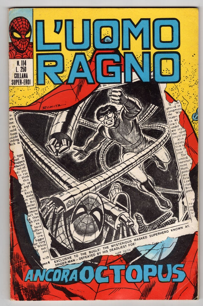 Item #32620 L'uomo ragno #114. (Italian Edition of The Amazing Spider-Man #113). Gerry Conway, John Romita.
